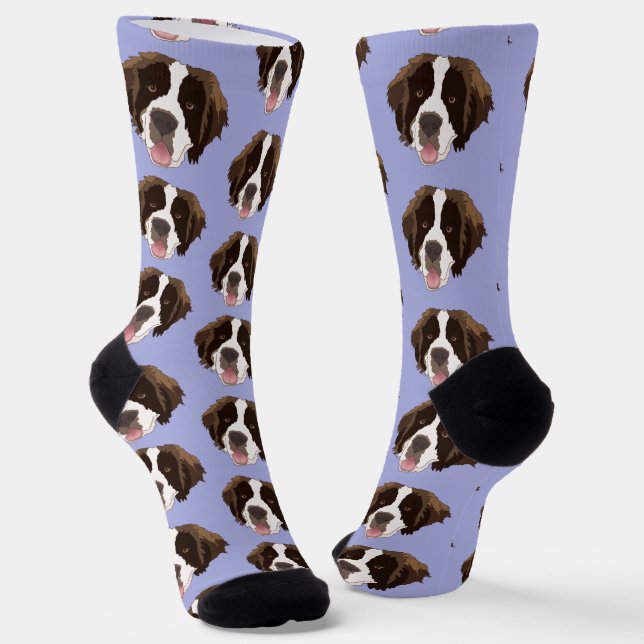 Saint Bernard Socken (Gewinkelt)