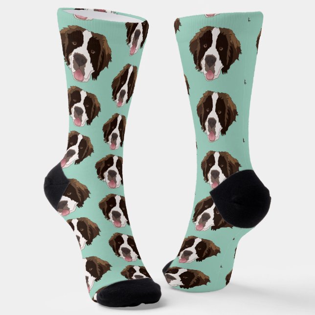 Saint Bernard Socken (Gewinkelt)