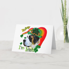 Saint Bernard St Patricks Karte