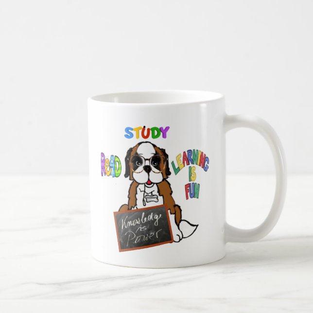 Saint Bernard Tasse - Slobbers genehmigt Tasse (Rechts)