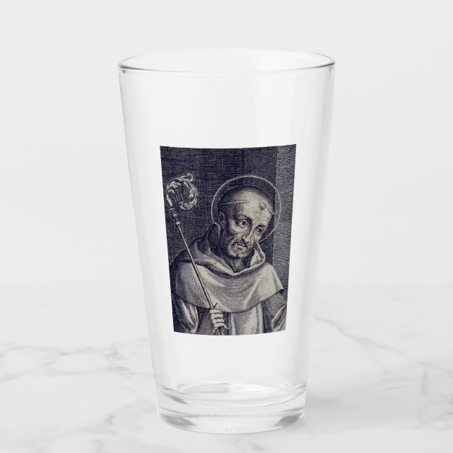 Saint Bernard von Clairvaux Glas (Vorderseite)