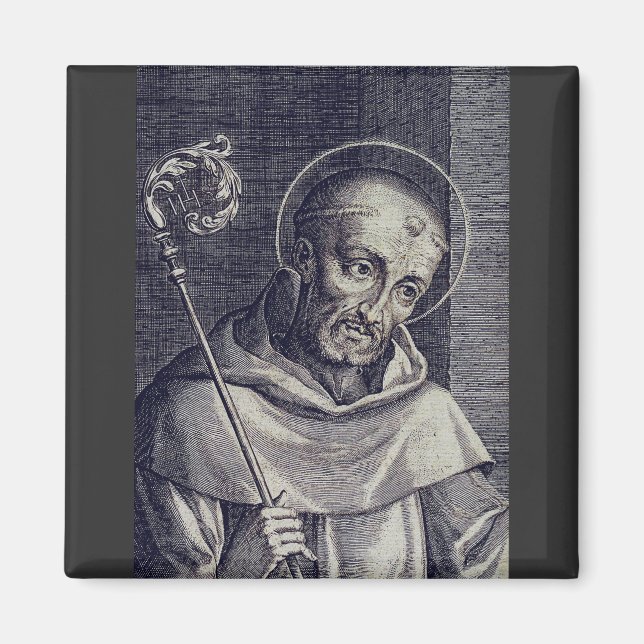 Saint Bernard von Clairvaux Magnet (Vorne)