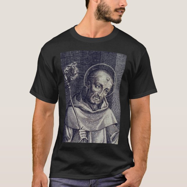 Saint Bernard von Clairvaux T-Shirt (Vorderseite)