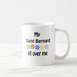 Saint Bernard Walks Design Kaffeetasse