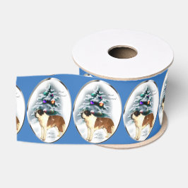Saint Bernard Weihnachten Ripsband