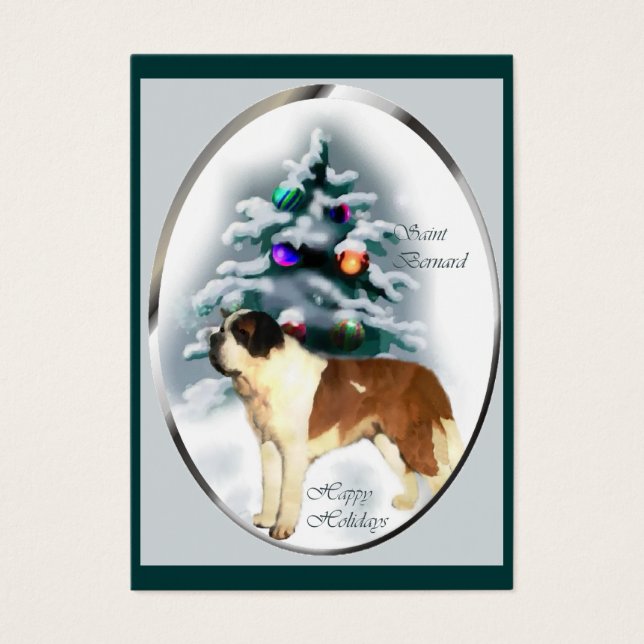 Saint Bernard Weihnachtsgeschenke (Vorderseite)