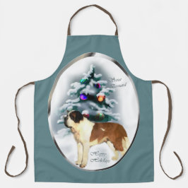Saint Bernard Weihnachtsgeschenke Schürze