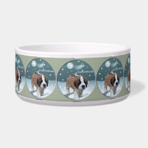 Saint Bernard Welppy Weihnachten