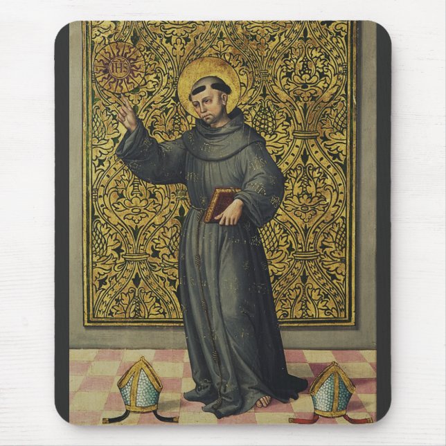 Saint Bernardino von Siena Mousepad (Vorne)