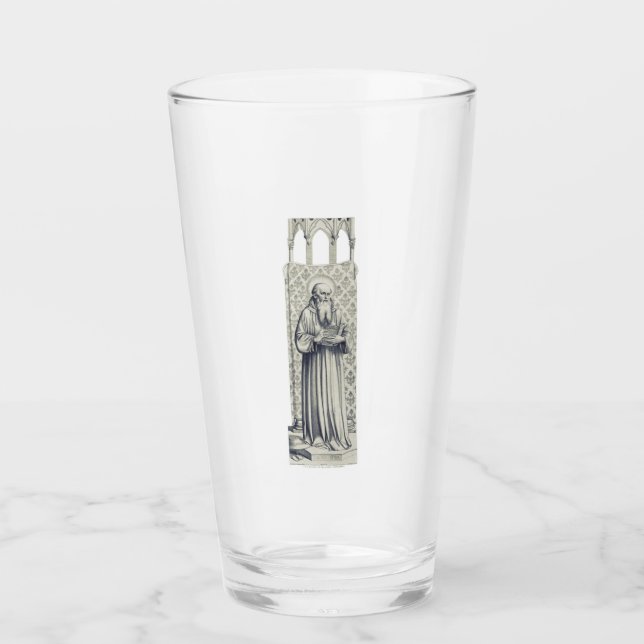 Saint Bonaventure Seraphic Doctor Glas (Vorderseite)