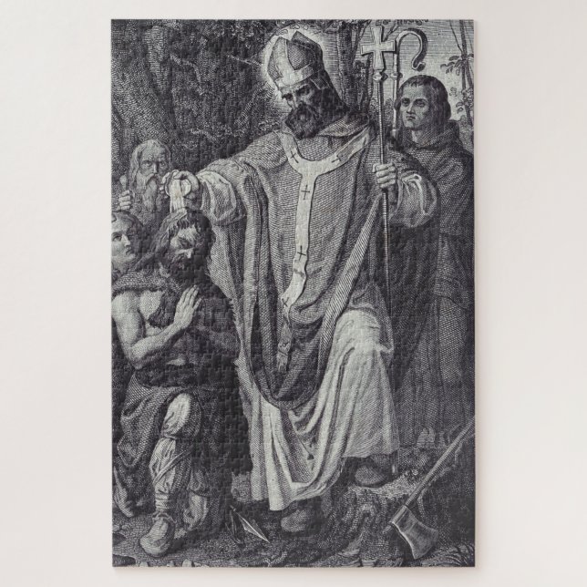 Saint Boniface Englischer Benediktinermönch (Vertikal)