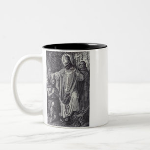 Saint Boniface Englischer Benediktinermönch Zweifarbige Tasse