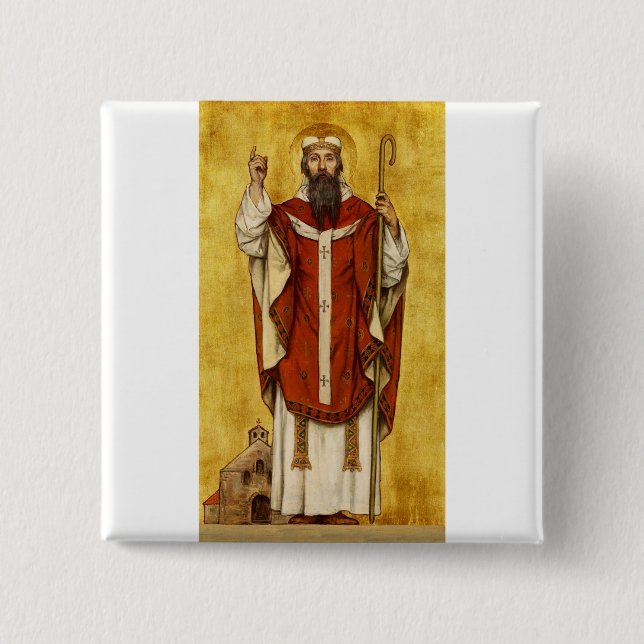 Saint Boniface von Albrecht de Vriendt Button (Vorderseite)