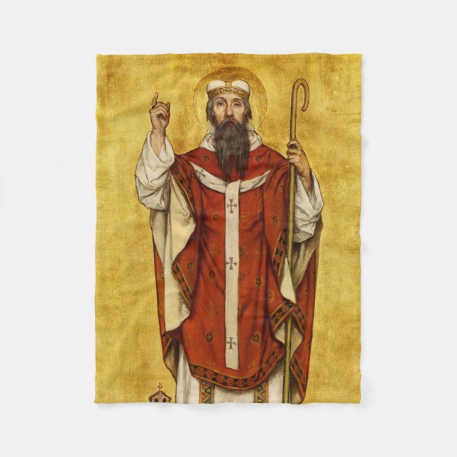Saint Boniface von Albrecht de Vriendt Fleecedecke (Vorderseite)