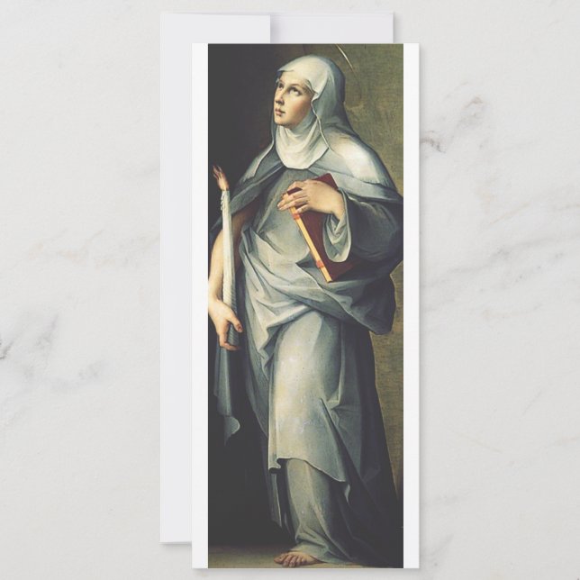 Saint Bridget von Schweden Einladung (Vorderseite)