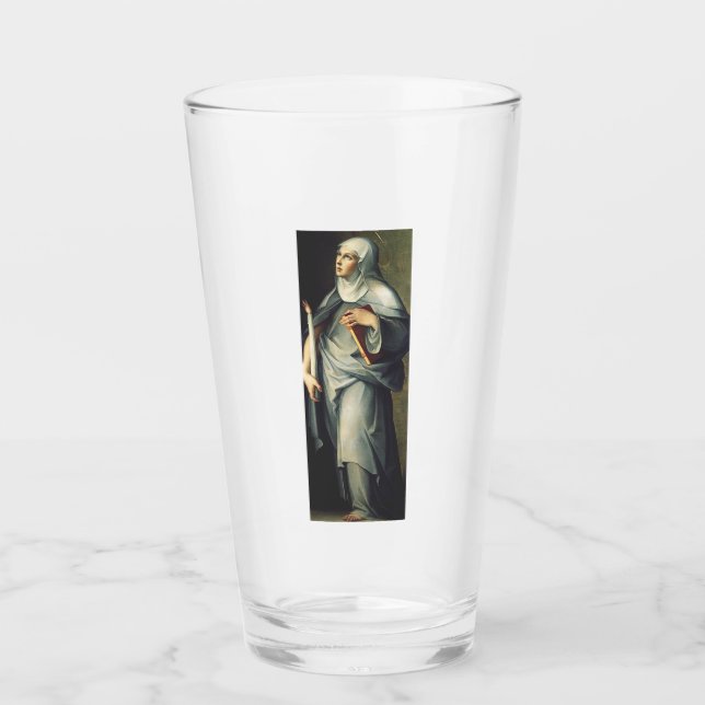 Saint Bridget von Schweden Glas (Vorderseite)