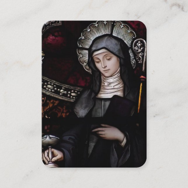 Saint-Brigid de Kildare Carte religieuse (Devant)