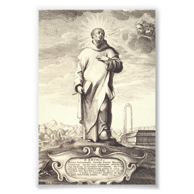 Saint Bruno von Köln Fotodruck (Vorne)