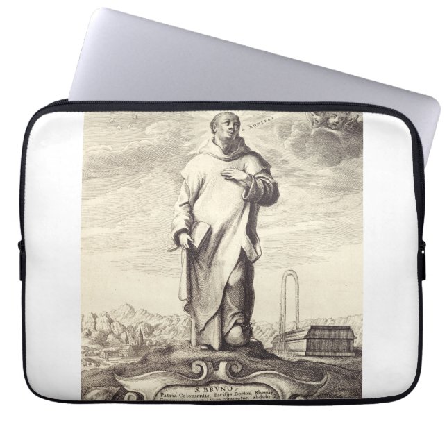 Saint Bruno von Köln Laptopschutzhülle (Vorderseite)