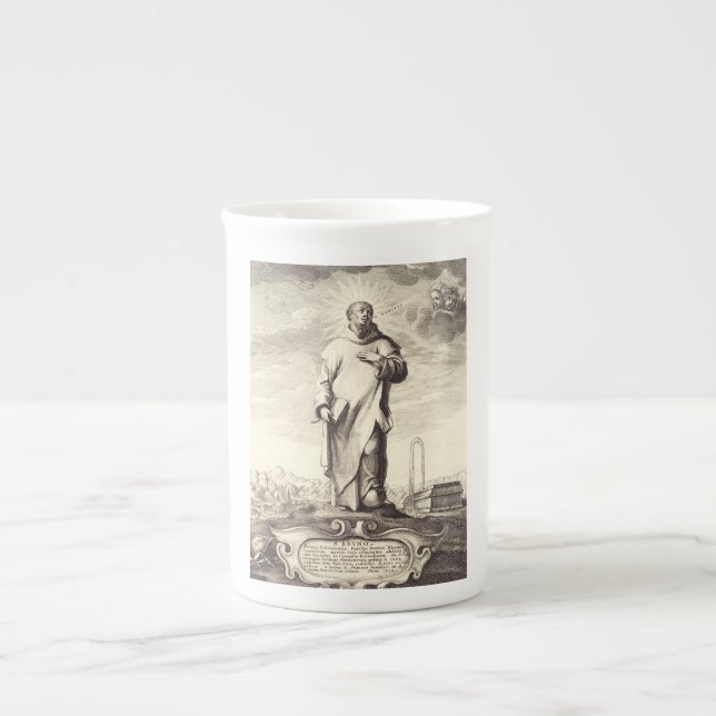 Saint Bruno von Köln Prozellantasse (Vorderseite)