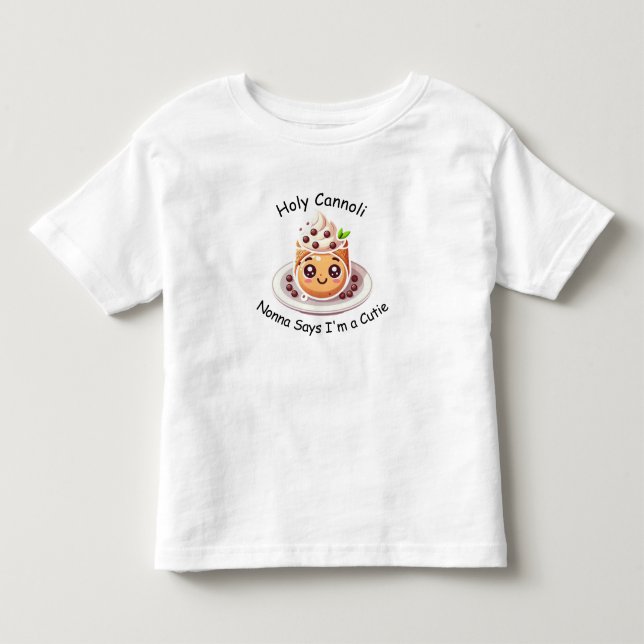 Saint Cannoli Nonna dit que je suis un T-shirt Cut (Devant)