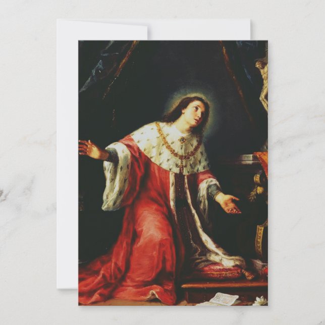 Saint Casimir Jagiellon Feiertagskarte (Vorderseite)
