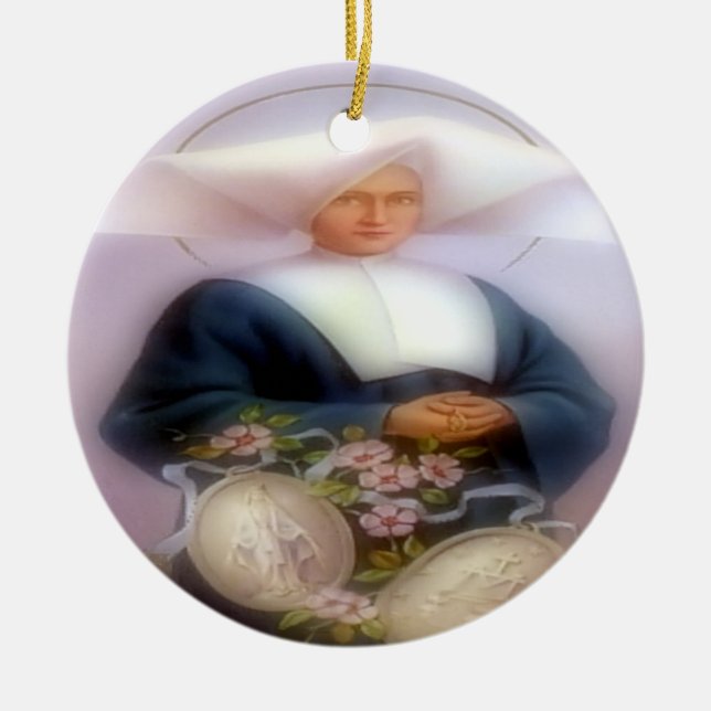 Saint Catherine Laboure Keramik Ornament (Vorne)