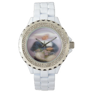 Saint Catherine Laboure Vignette Armbanduhr