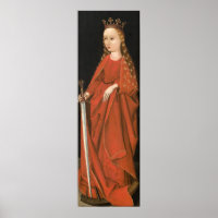 Saint Catherine - Starck Triptych Fine Art Poster