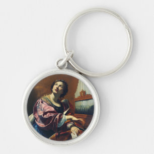 Saint Cecilia Premium "Himmlisches Konzert" Kunstd Schlüsselanhänger