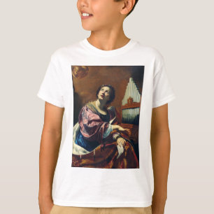 Saint Cecilia Premium "Himmlisches Konzert" Kunstd T-Shirt