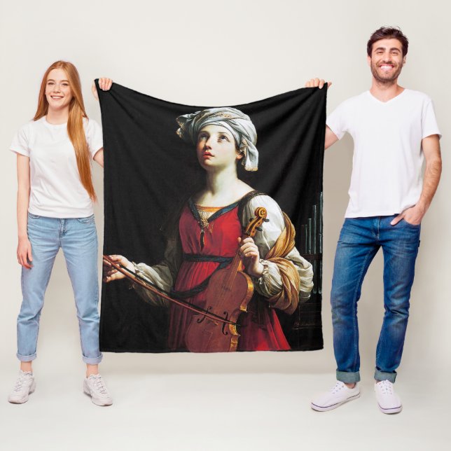 Saint Cecilia (St. Cecilia), Guido Reni Fleecedecke (Beispiel)