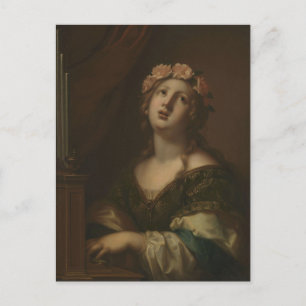 Saint Cecilia von Anonymous Postkarte