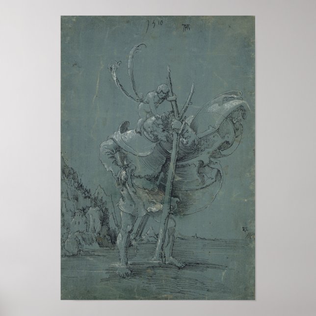 Saint Christopher, 1510 Poster (Vorne)