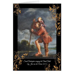 Saint Christopher avec Christ bébé