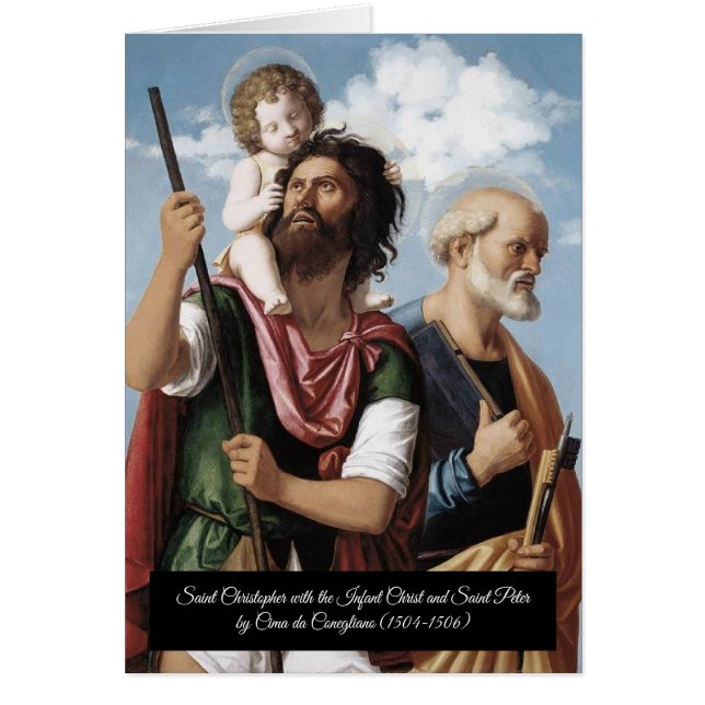 Saint Christopher avec le Christ enfant (Devant)