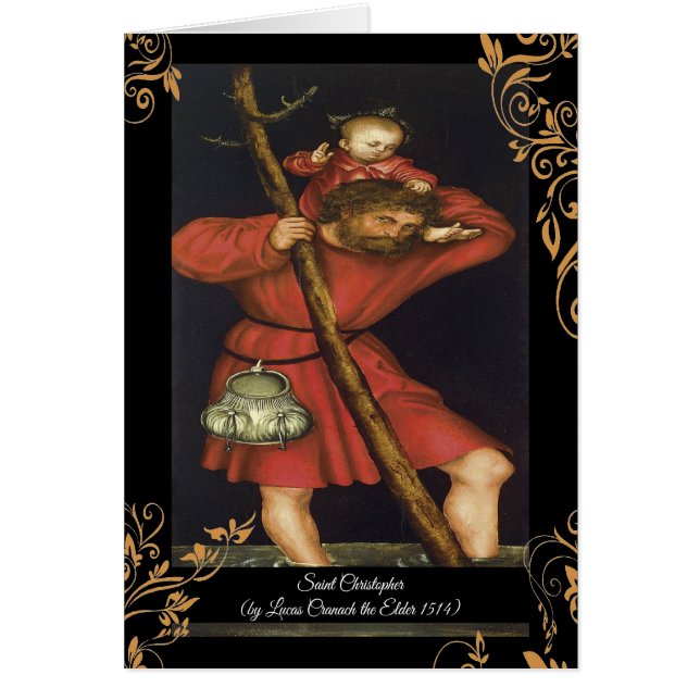 Saint Christopher avec le Christ enfant (Devant)