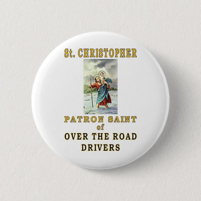 SAINT CHRISTOPHER BUTTON (Vorderseite)