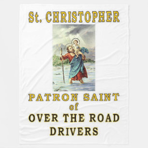 SAINT CHRISTOPHER FLEECEDECKE
