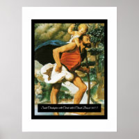Saint Christopher mit dem Säugling Christus