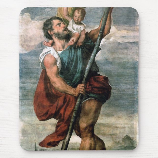Saint Christopher Mousepad (Vorne)
