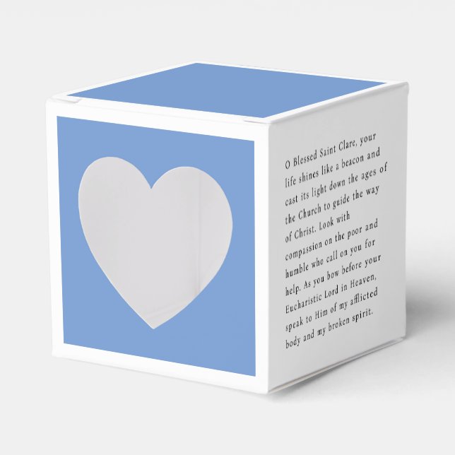Saint Clare Assisi Card Geschenkschachtel (Vorderseite)