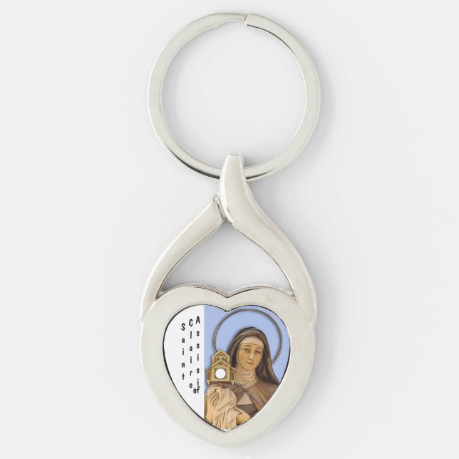 Saint Clare Assisi Schlüsselanhänger (Vorderseite)