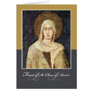 Saint Clare d'Assisi Fête Bénédiction