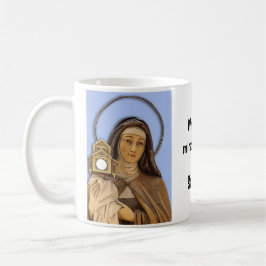 Saint Clare von Assisi Kaffeetasse