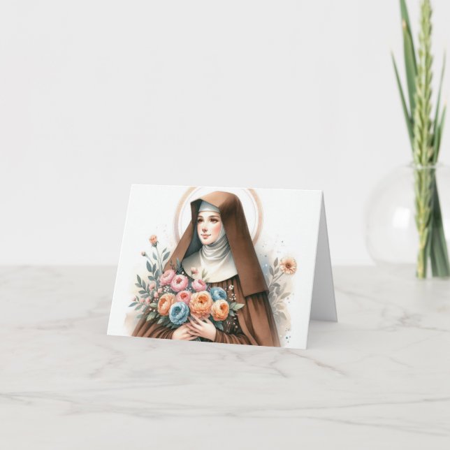 Saint Colette-Saint de la carte d'infertilité (Devant)