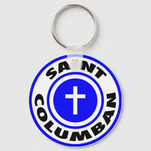 Saint Columban Schlüsselanhänger