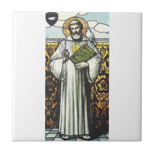 Saint Columbanus, irischer Missionar Fliese
