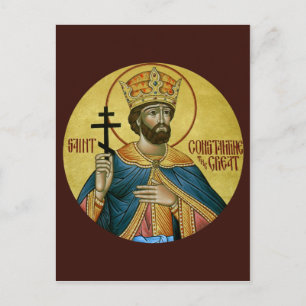 Saint Constantin la grande carte de prière