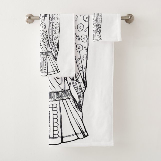 Saint Deiniol Abbot und Bischof Badhandtuch Set (Insitu)